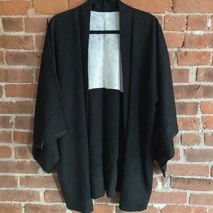 never worn RARE silk black kimono jacket